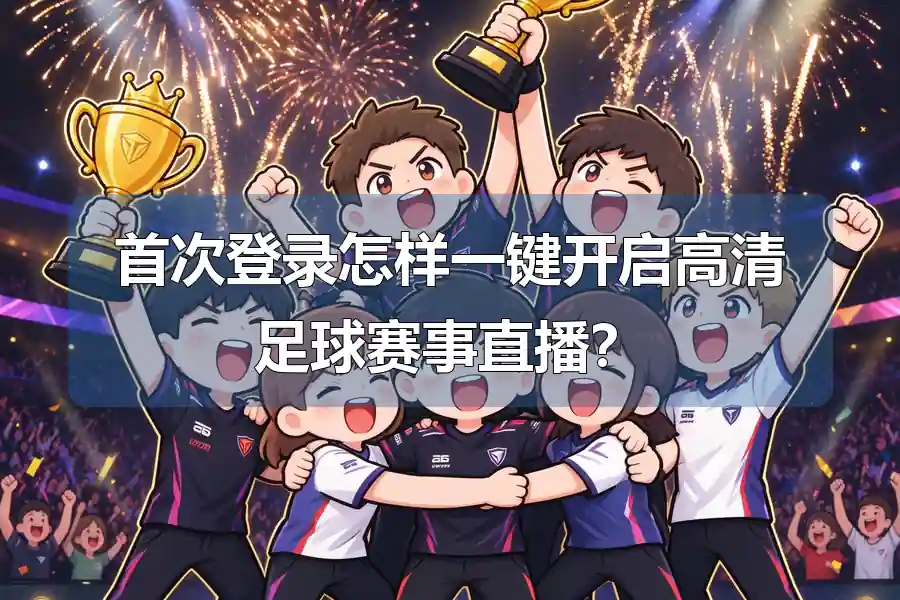首次登录怎样一键开启高清足球赛事直播?